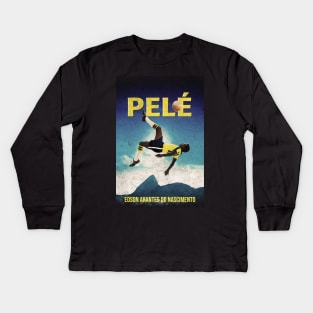 pele Edson Arantes do Nascimento Kids Long Sleeve T-Shirt